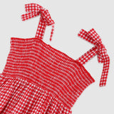 Bella Dress (Red Gingham)