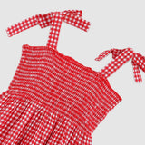 Bella Dress (Red Gingham)