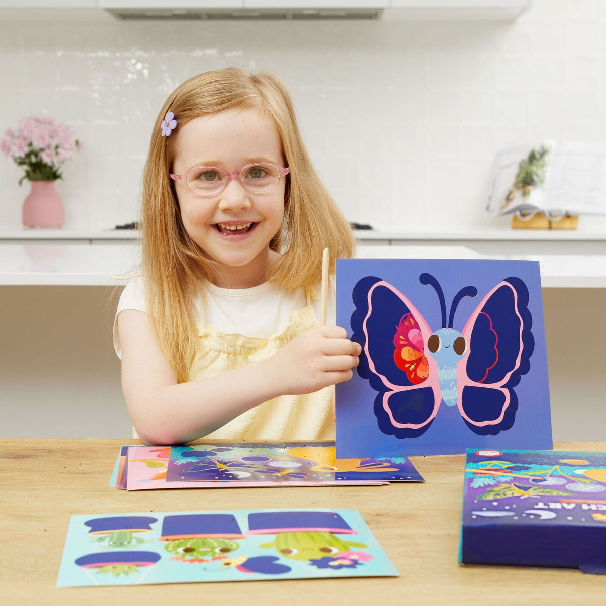 Scratch Art (Garden) Kawaii Kids