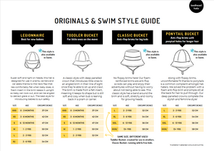 Lounger Baby Riversible Flap Sun Hat (Finley/Blanc)