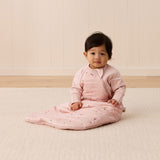 Side Zip Sheeting Bag 2.5 Tog (Daisies)