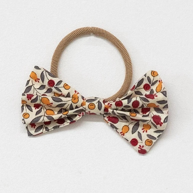 Pair Bow Hair Elastics - Holiday