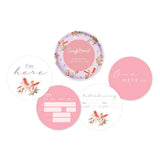 Major Mitchell & Blush Reversible Milestone Cards
