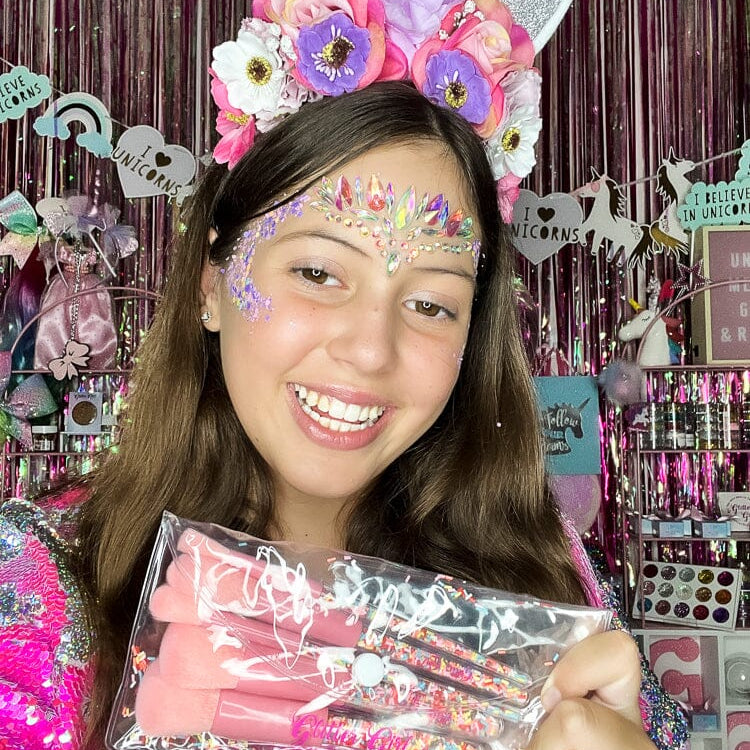 Unicorn Sparkle Makeup Brush Set