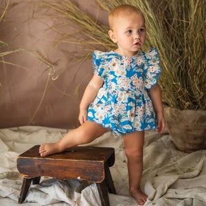 Sweetie Pie Romper (Moroccan Blue)