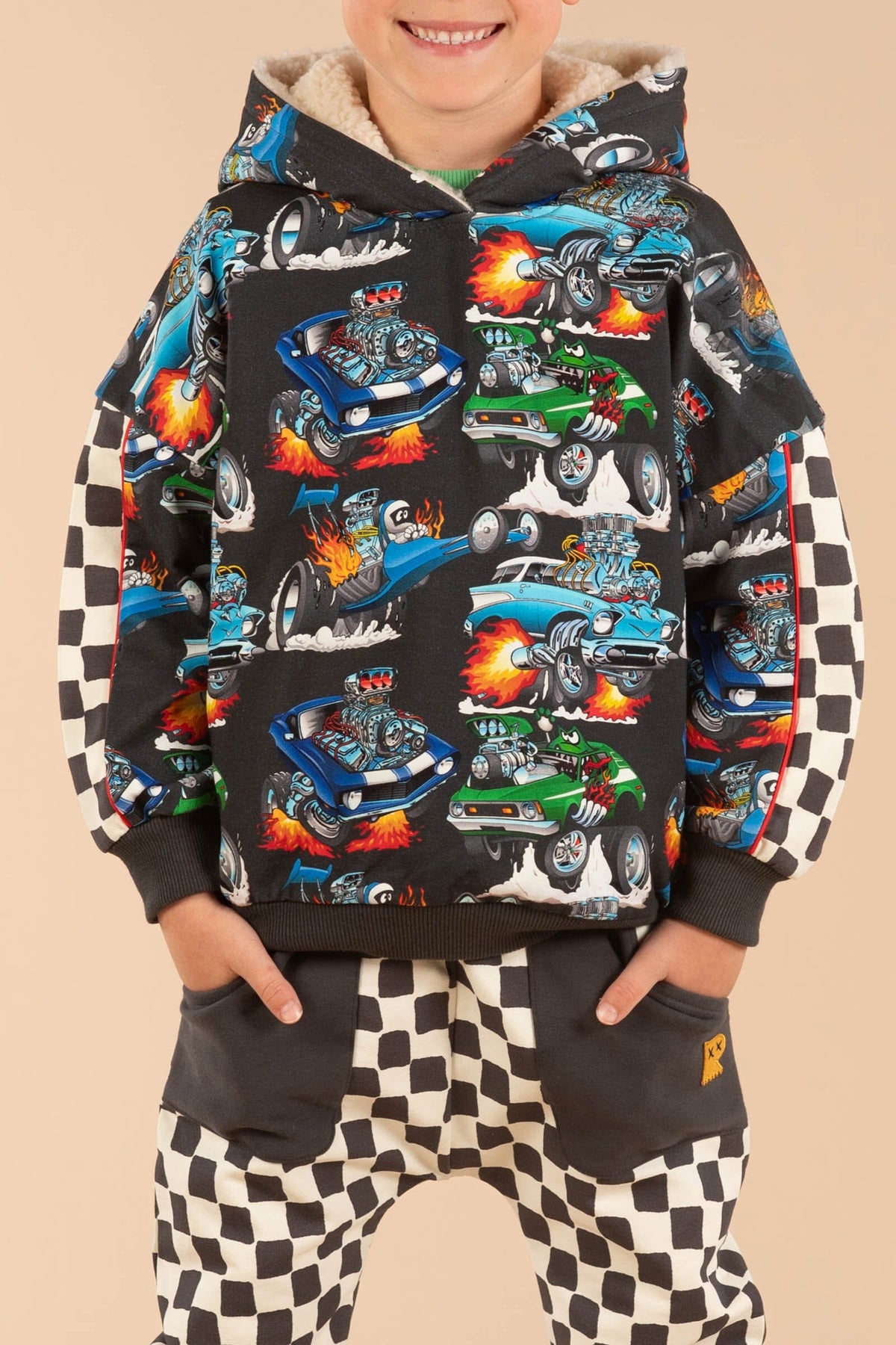 Hot Rod Sherpa Lined Hoodie