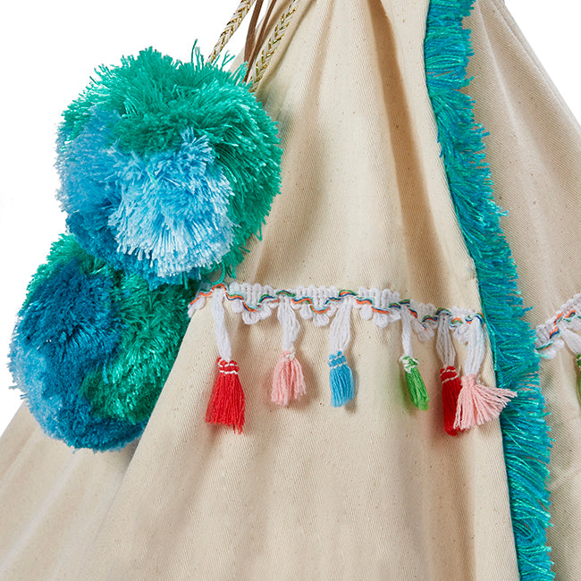Woodstock Wigwan-Doll`s Teepee (Aqua)
