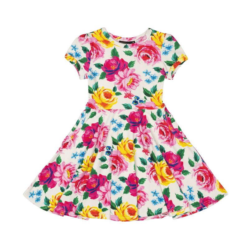 Chintz Waisted Dress