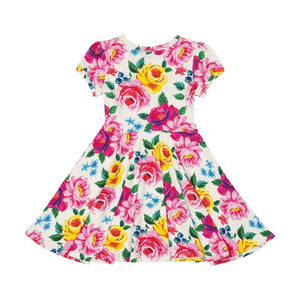 Chintz Waisted Dress