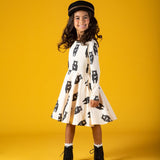 GUITAR BEAR WAISTED DRESS