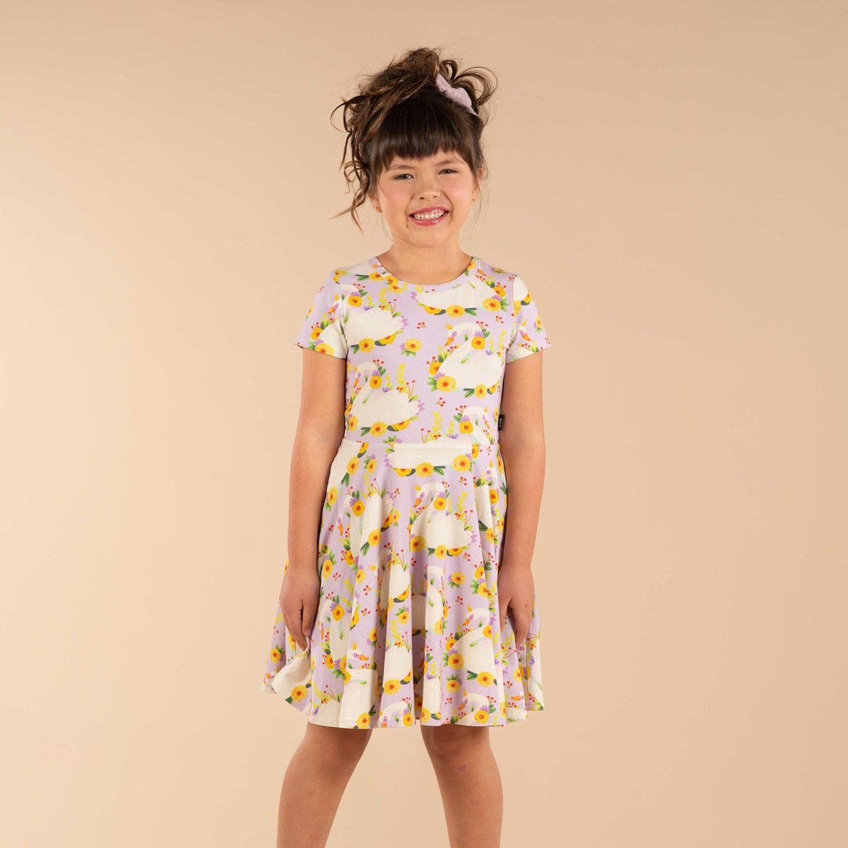 Princess Swan Waisted Dress