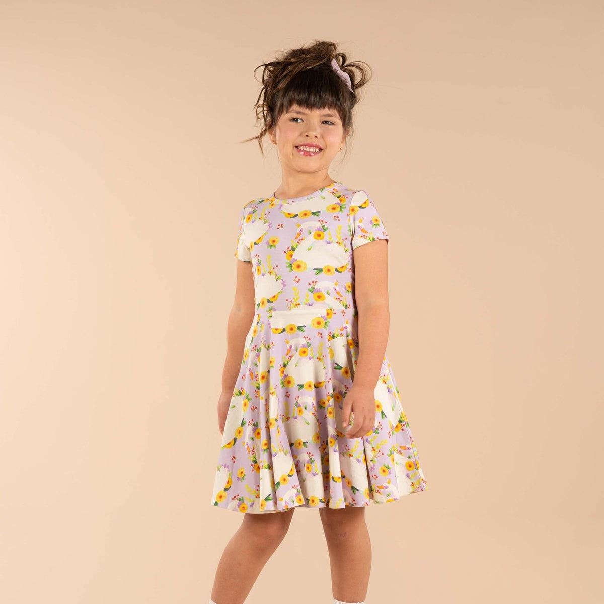 Princess Swan Waisted Dress