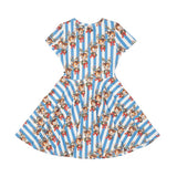 Reindeer Cheer Waisted Dress