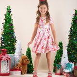 Santa Gingham Waisted Dress