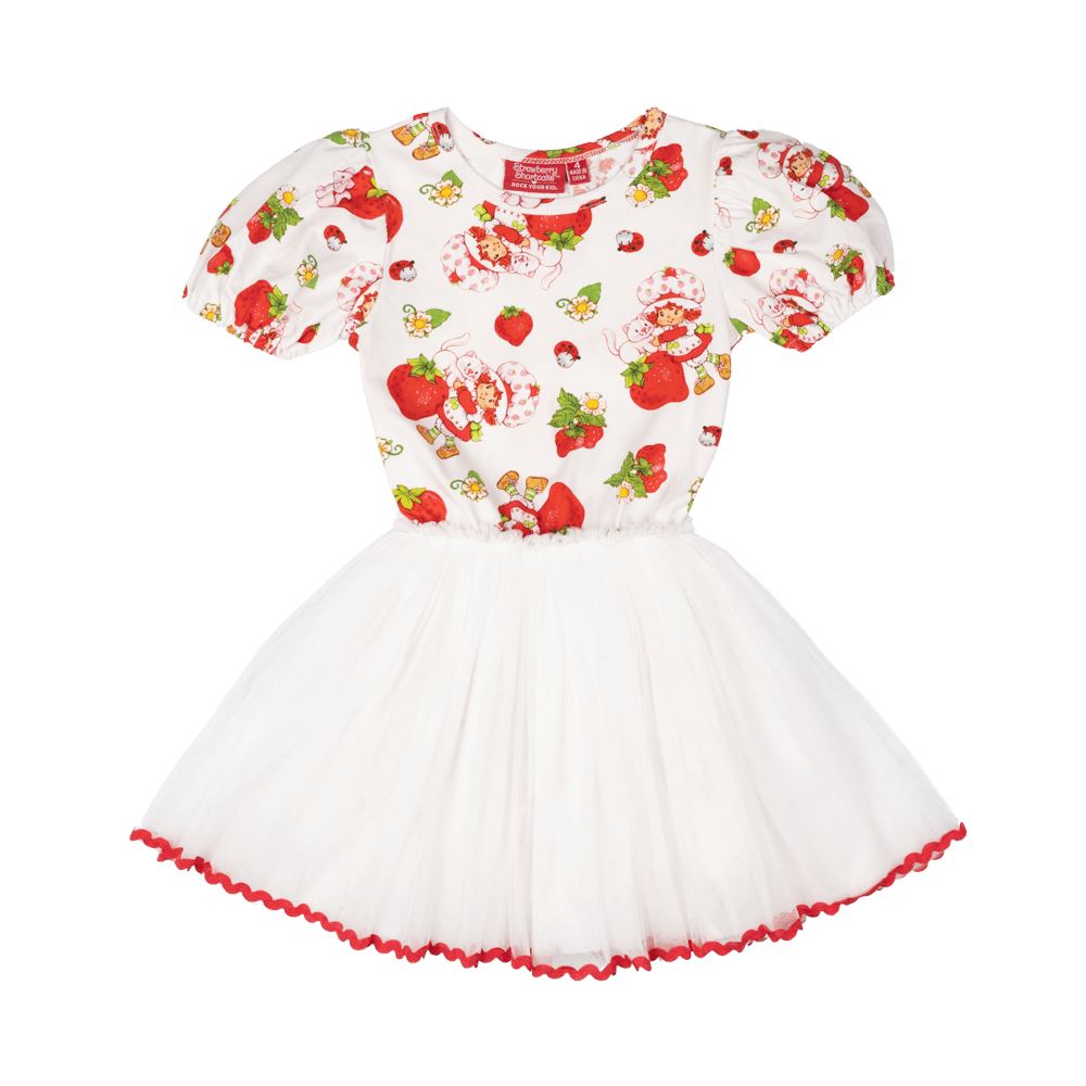 STRAWBERRIES FOREVER CIRCUS DRESS