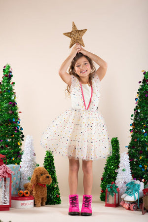 Cream Christmas Angel Dress