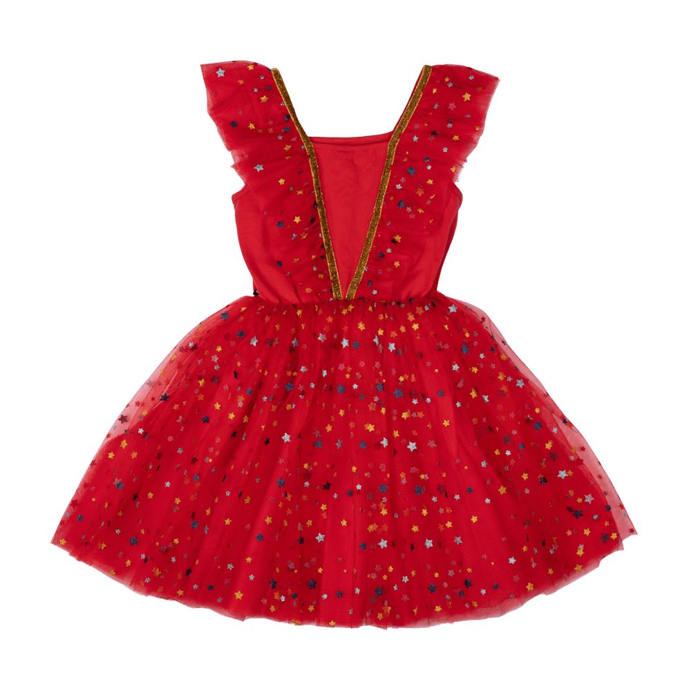 Red Christmas Angel Dress