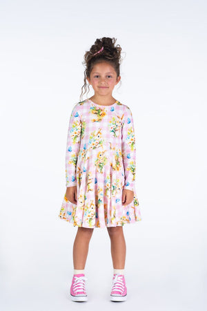 BUNNY BOUQUET WAISTED DRESS