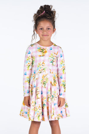 BUNNY BOUQUET WAISTED DRESS
