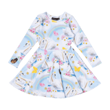 SWAN LAKE WAISTED DRESS