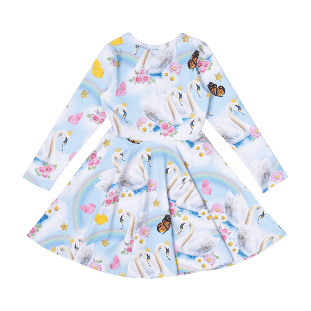 SWAN LAKE WAISTED DRESS