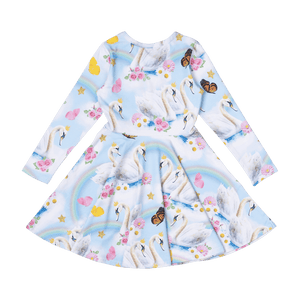 SWAN LAKE WAISTED DRESS