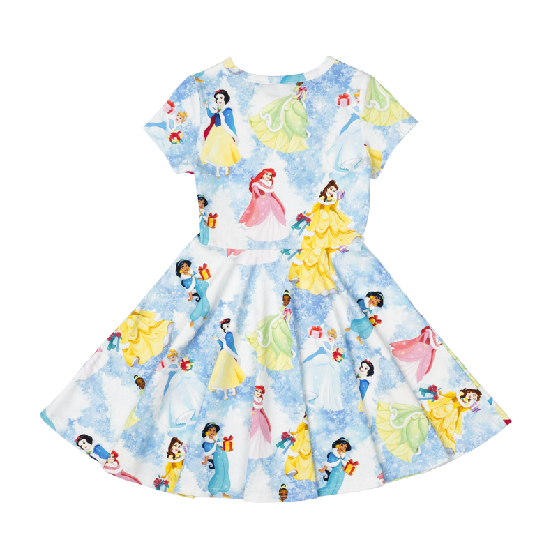 Princess Christmas Sparkle Waisted Dress