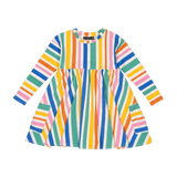 RAINBOW STRIPES DRESS