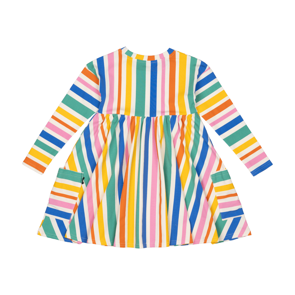 RAINBOW STRIPES DRESS