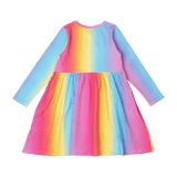 RAINBOW LONG SLEEVE DRESS