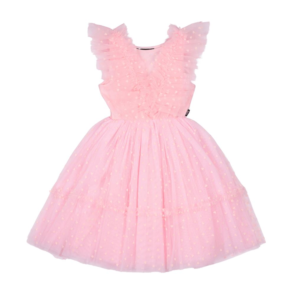 PINK HEART TULLE PARTY DRESS
