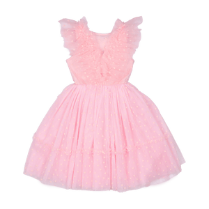 PINK HEART TULLE PARTY DRESS