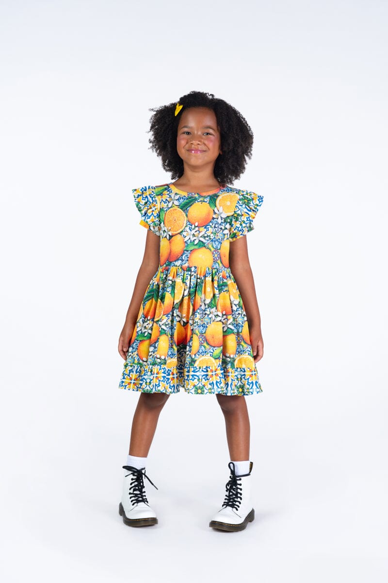 CATANIA RUFFLE DRESS