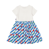 Cherry Stripes T-Shirt Dress