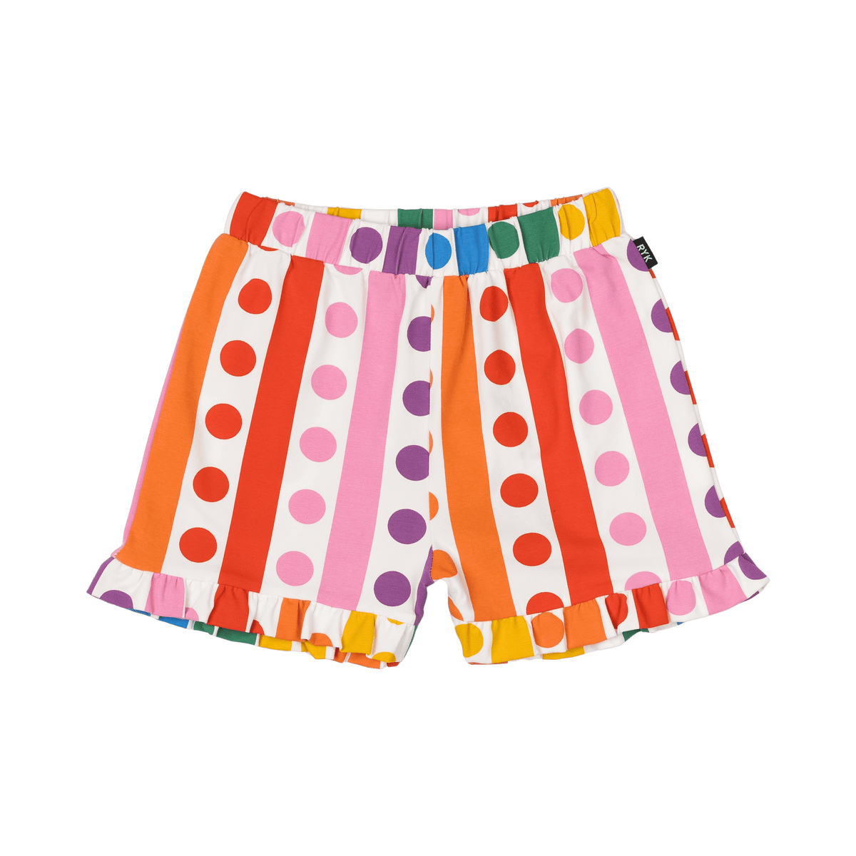 Rainbow Drops Frill Short