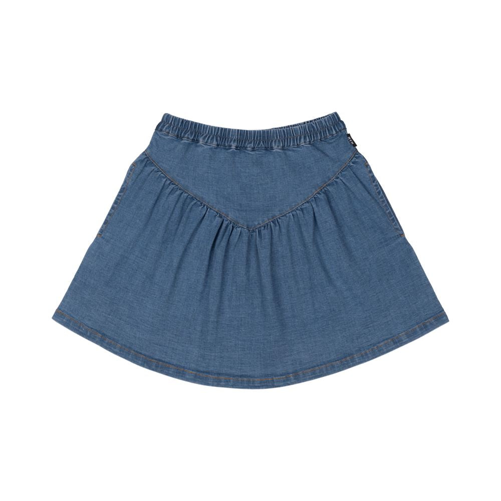 Chambray Yoke Skirt