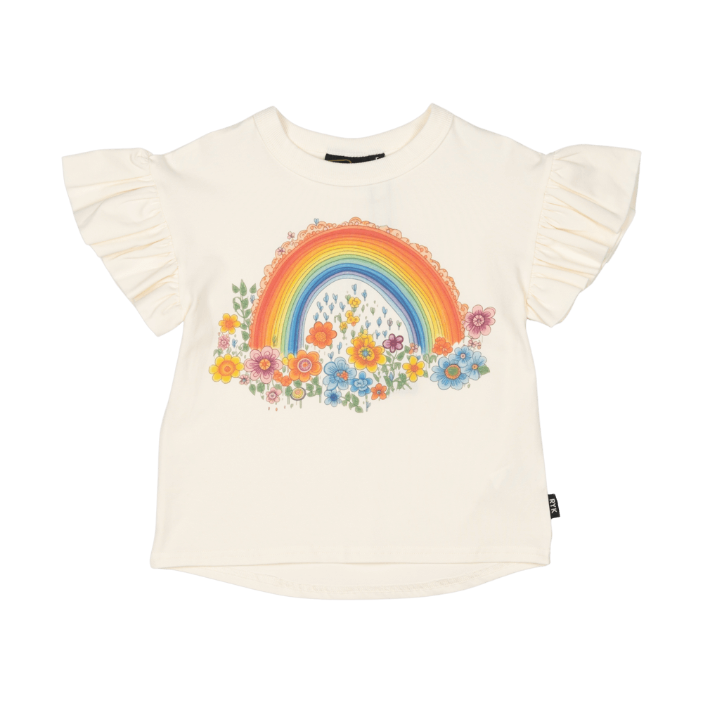 RAINBOWS AND FLOWERS T-SHIRT