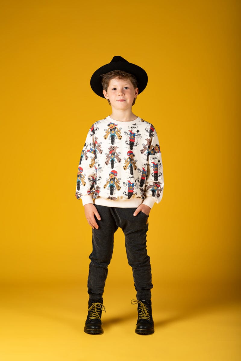 PUPS ON BIKES SWEATSHIRT