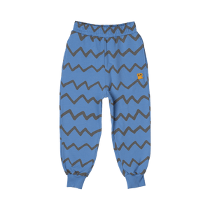 BLUE ZIG ZAG TRACK PANTS