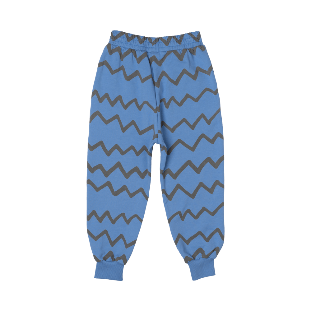 BLUE ZIG ZAG TRACK PANTS