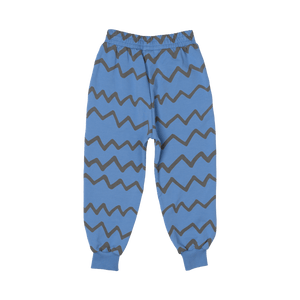 BLUE ZIG ZAG TRACK PANTS