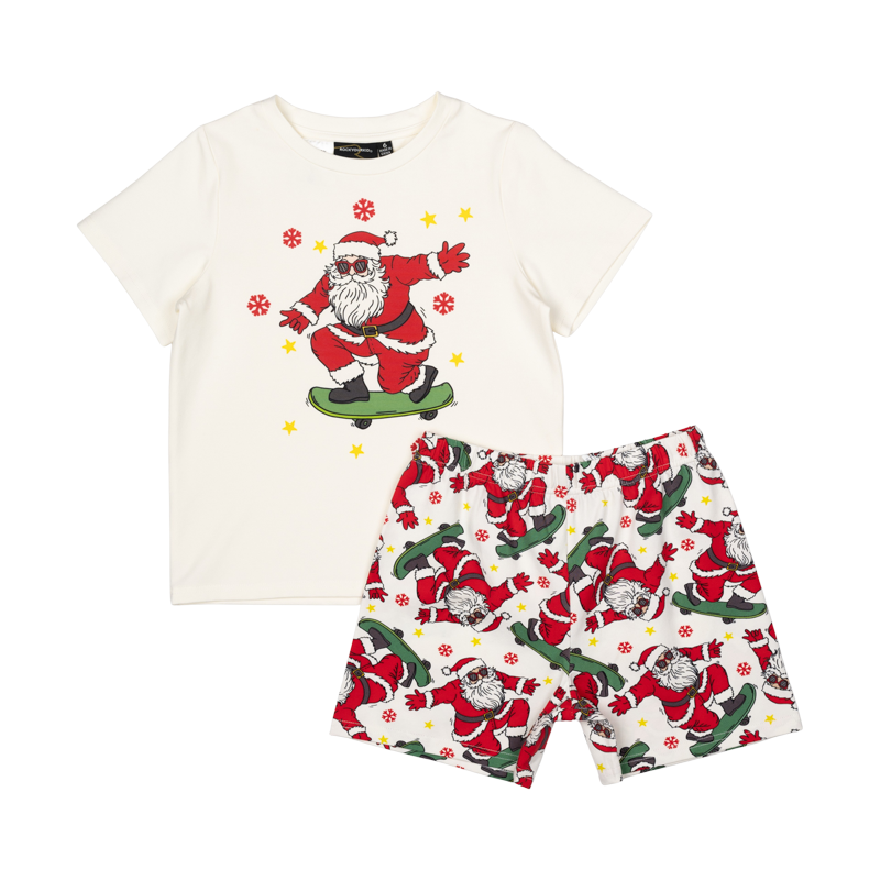 Santa Skate PJ Set