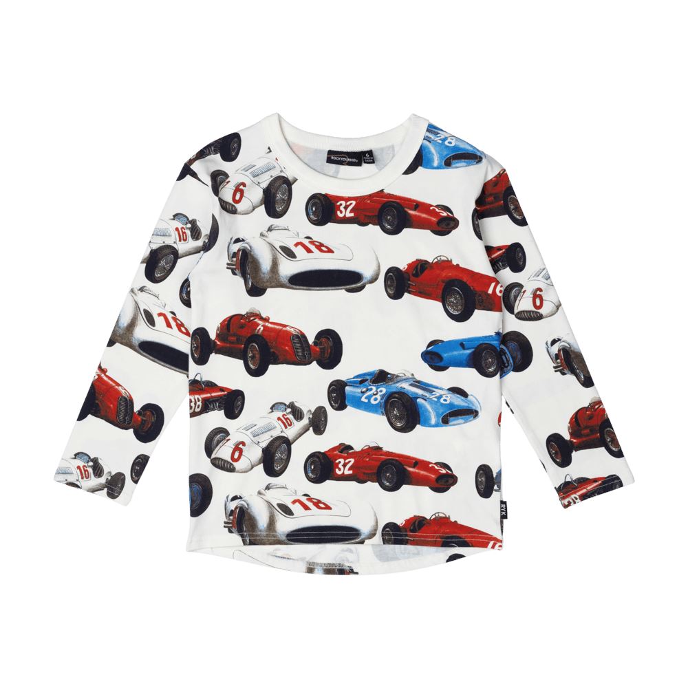 VINTAGE RACING CARS T-SHIRT