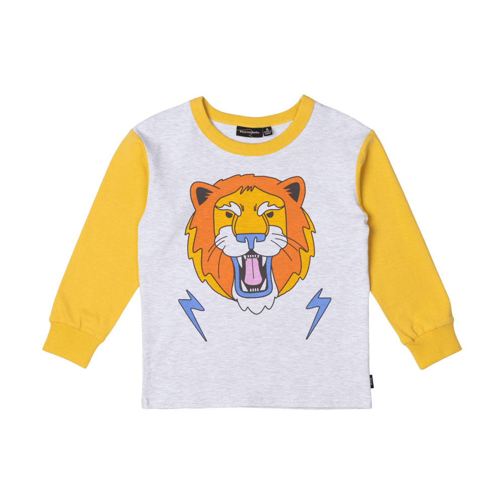 ELECTRIC LION LS T-SHIRT