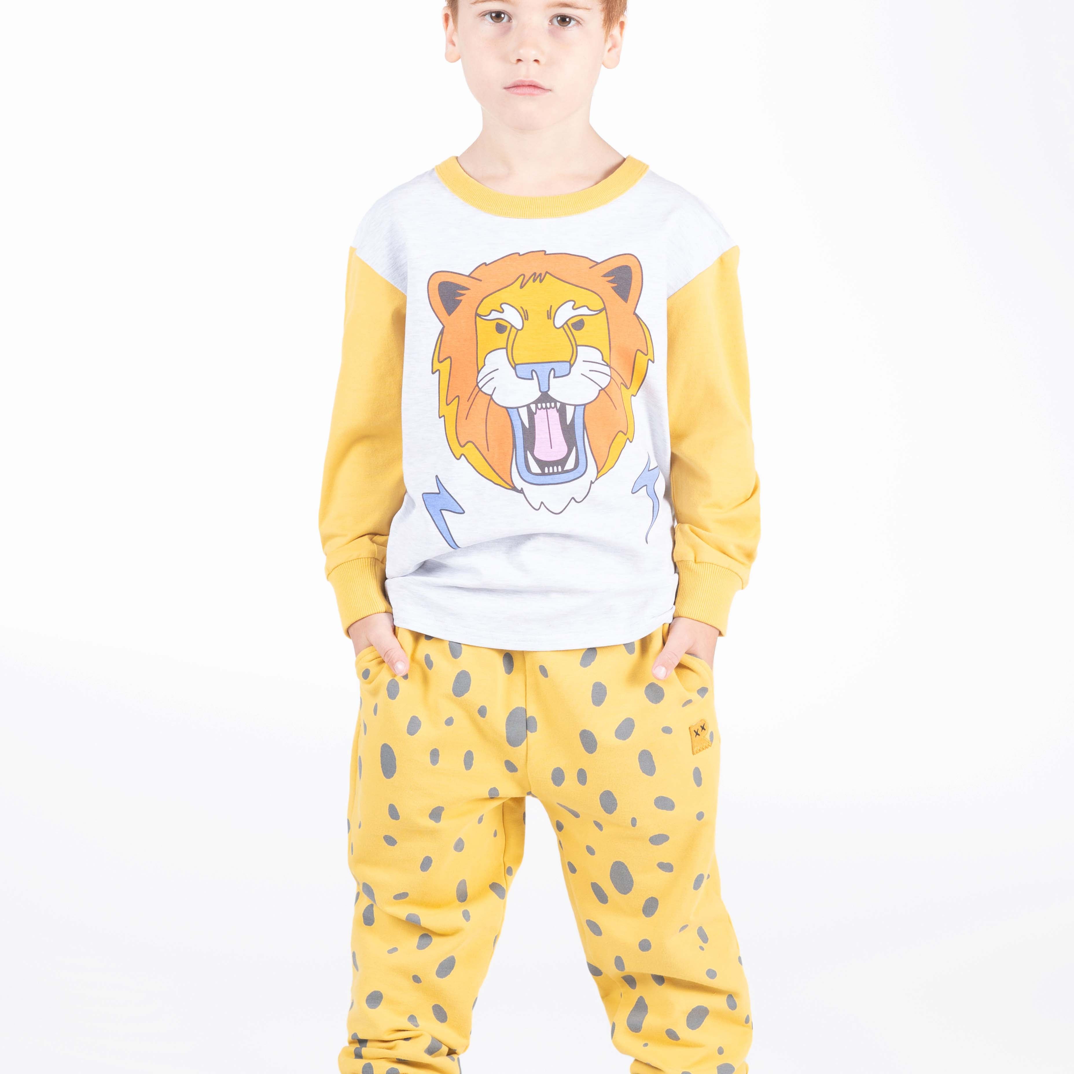 ELECTRIC LION LS T-SHIRT