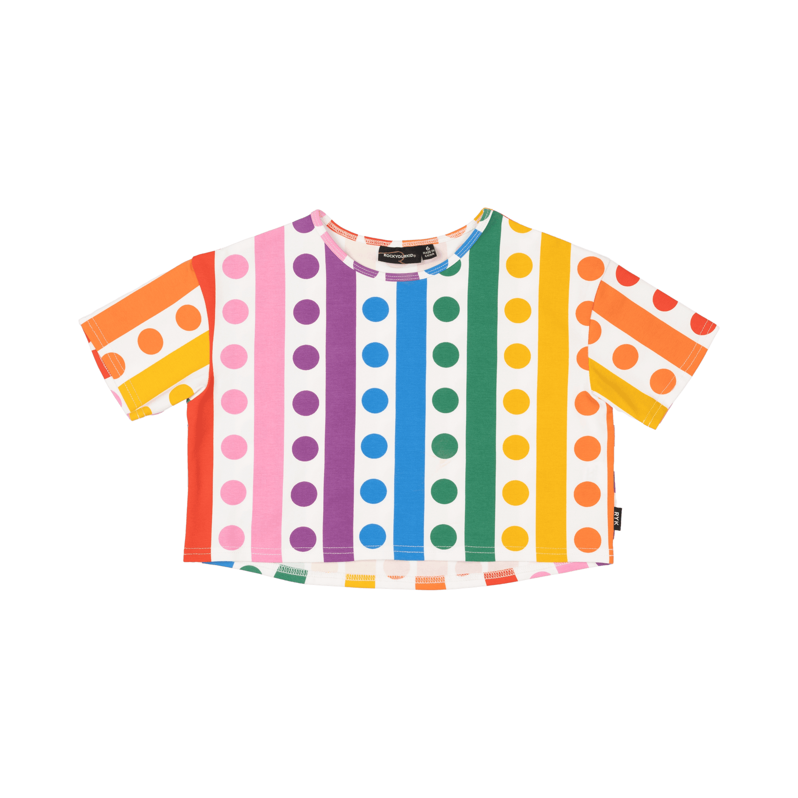Rainbow Drops Boxy T-Shirt