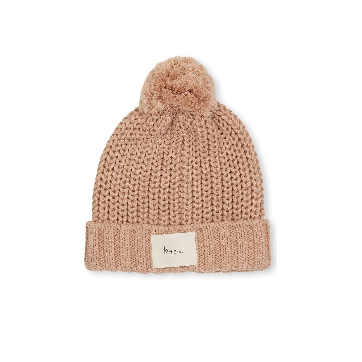 Toast Knit Pom Pom Beanie