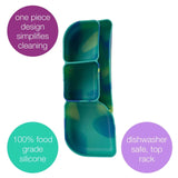 Silicone Bento Tray (Electric Jungle)