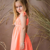 Vera Dress (Electric Peach)