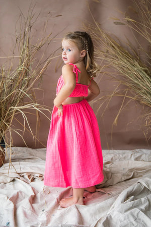 Vera Dress (Neon Blush)